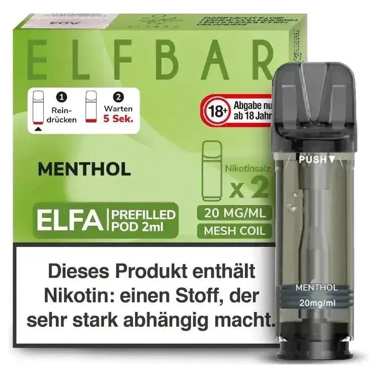 Elfbar - Elfa Pod 20mg/ml & Nikotinfrei